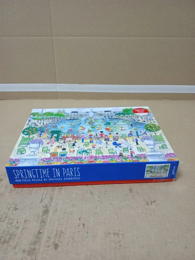Galison Springtime In Paris 1000Pcs Michael Storrings Puzzle The Spring New