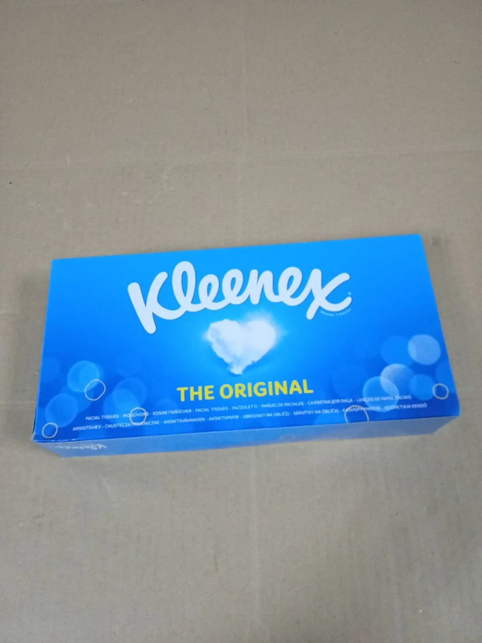 Kleenex Tissues Original Ultra Soft Single Box 72 Sheets 3 Ply New