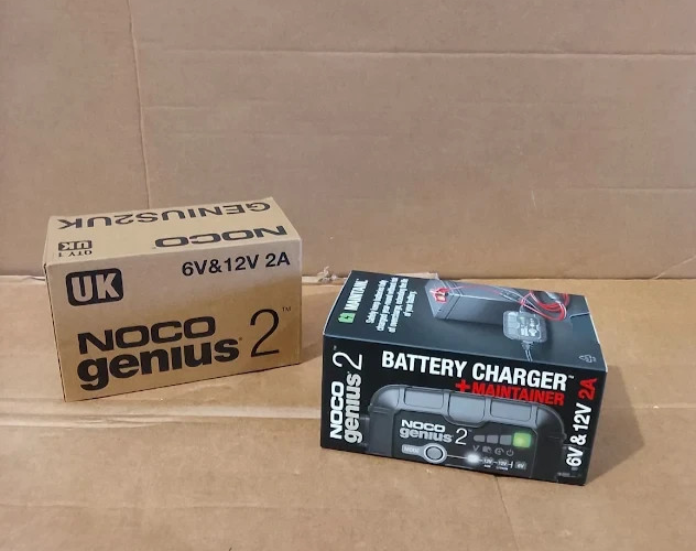 NOCO GENIUS2 Smart Charger 2A 6V 12V Battery Maintainer Lithium Lead Acid New