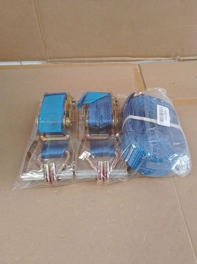 Heavy Duty 5000kg Lashing Straps Ratchet Hook Weatherproof 1pc Blue New