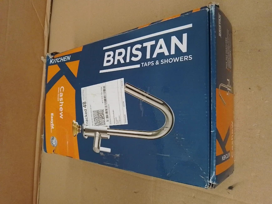Bristan CSH EFSNK C Cashew Easyfit Kitchen Sink Mixer Tap Swivel Spout Chrome