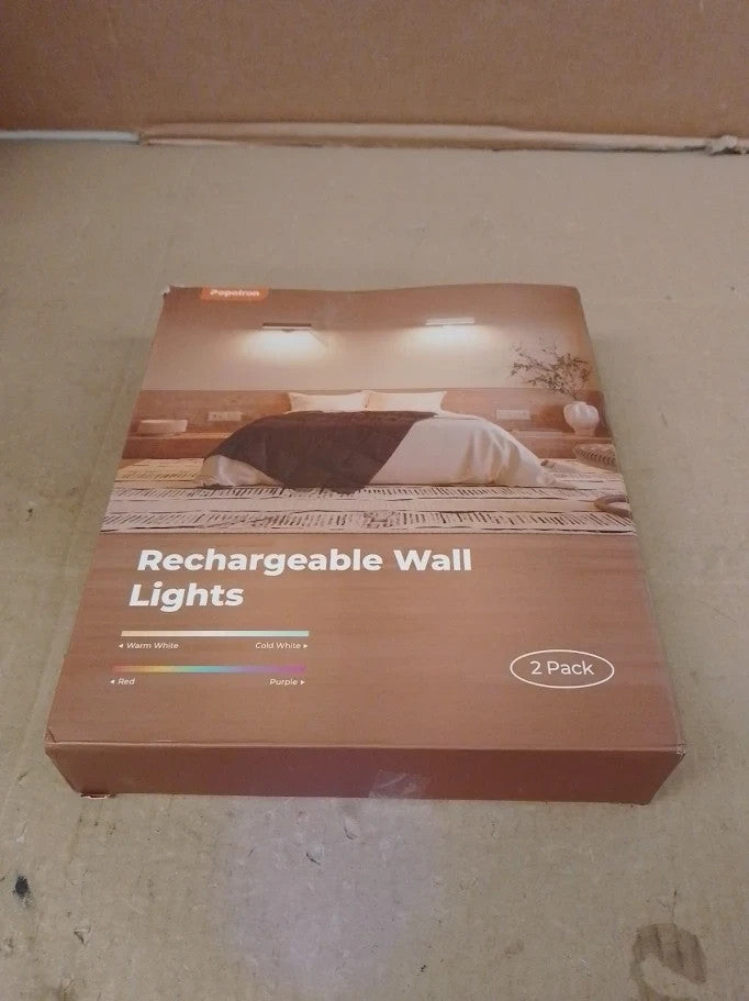 Fulnix Wall Sconces Rechargeable 7500mAh Battery Operated Lights Cordless LED