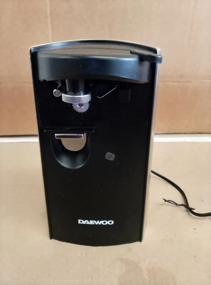 Daewoo Electric Tin Can Opener SDA2313 Multifunction Knife Sharpener Bottle Open
