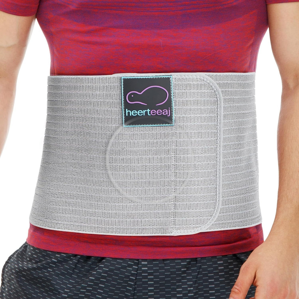 Heerteeaj Umbilical Hernia Belt Unisex Abdominal Binder Belly Small/Medium New