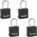 Master Lock M115XQLFCCSEN Magnum Padlock 4 Pieces Laminated Steel Black 48mm New