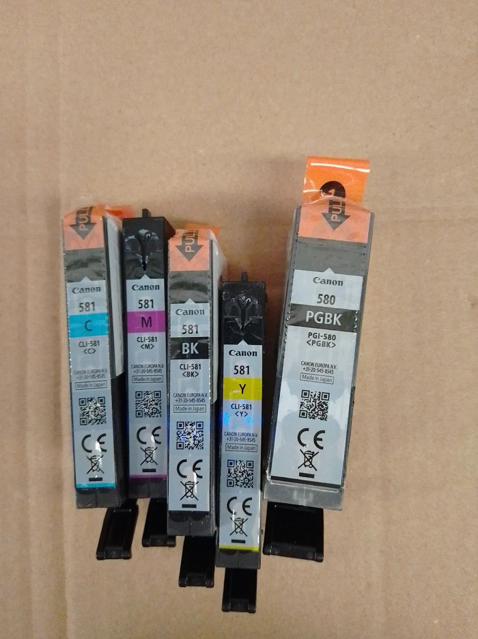 Canon Ink Multipack PGI580 CLI581 Genuine Printer Ink Cartridges 5 Pack