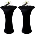 Funvalley Surperfect 2pc Spandex Cocktail Cover Tablecloth Fitted Stretch New