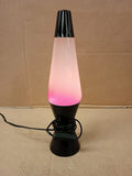 Lava Lamp 2317 Red Wax Clear Liquid Black Base Cap Original 14.5in Motion