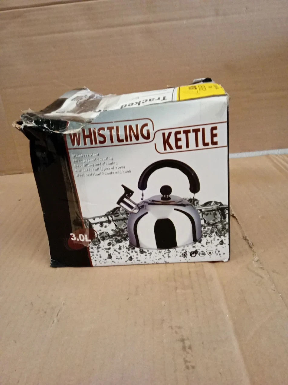 Ram 3L Heavy Duty Camping Kettle Gas Stove Portable Tea Pot Stainless Steel