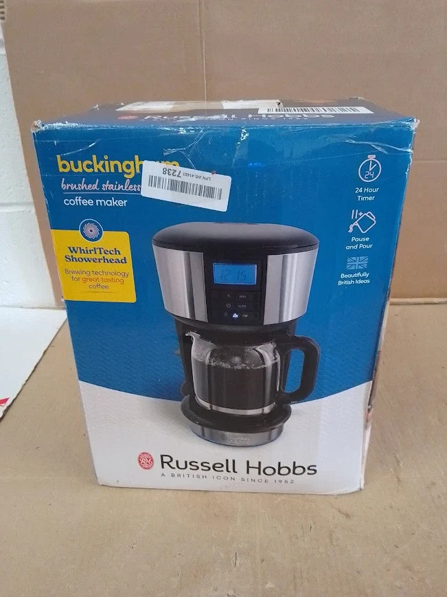 Russell Hobbs Buckingham Filter Coffee Machine 1.25L 10 Cups 1000W 20680
