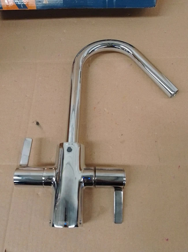 Bristan CSH EFSNK C Cashew Easyfit Kitchen Sink Mixer Tap Swivel Spout Chrome
