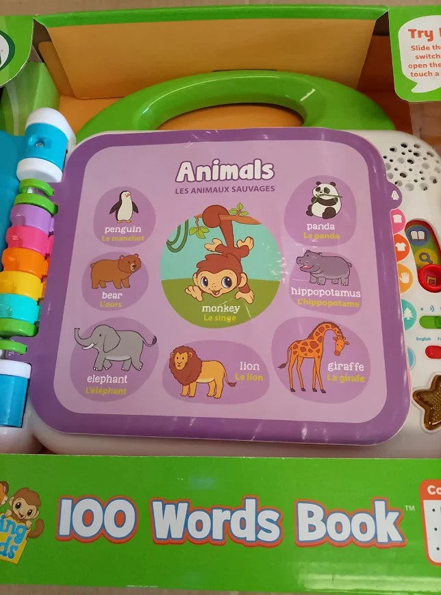 LeapFrog 601503 Learning Friends 100 Words Baby Book Educational Interactive 1+