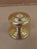 Amig Brass Door Knob Steel Handle 70mm Diameter Elegant Polished 3.54x3.54in