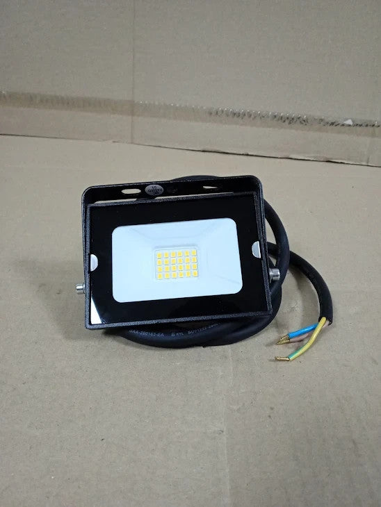 4lite Outdoor Floodlight Black 850lm Rated LED Integrated 10W Flood Light New