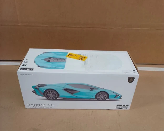 1:24 Scale Lamborghini Sian FKP 37 Official Licensed Blue Racing Car Model New