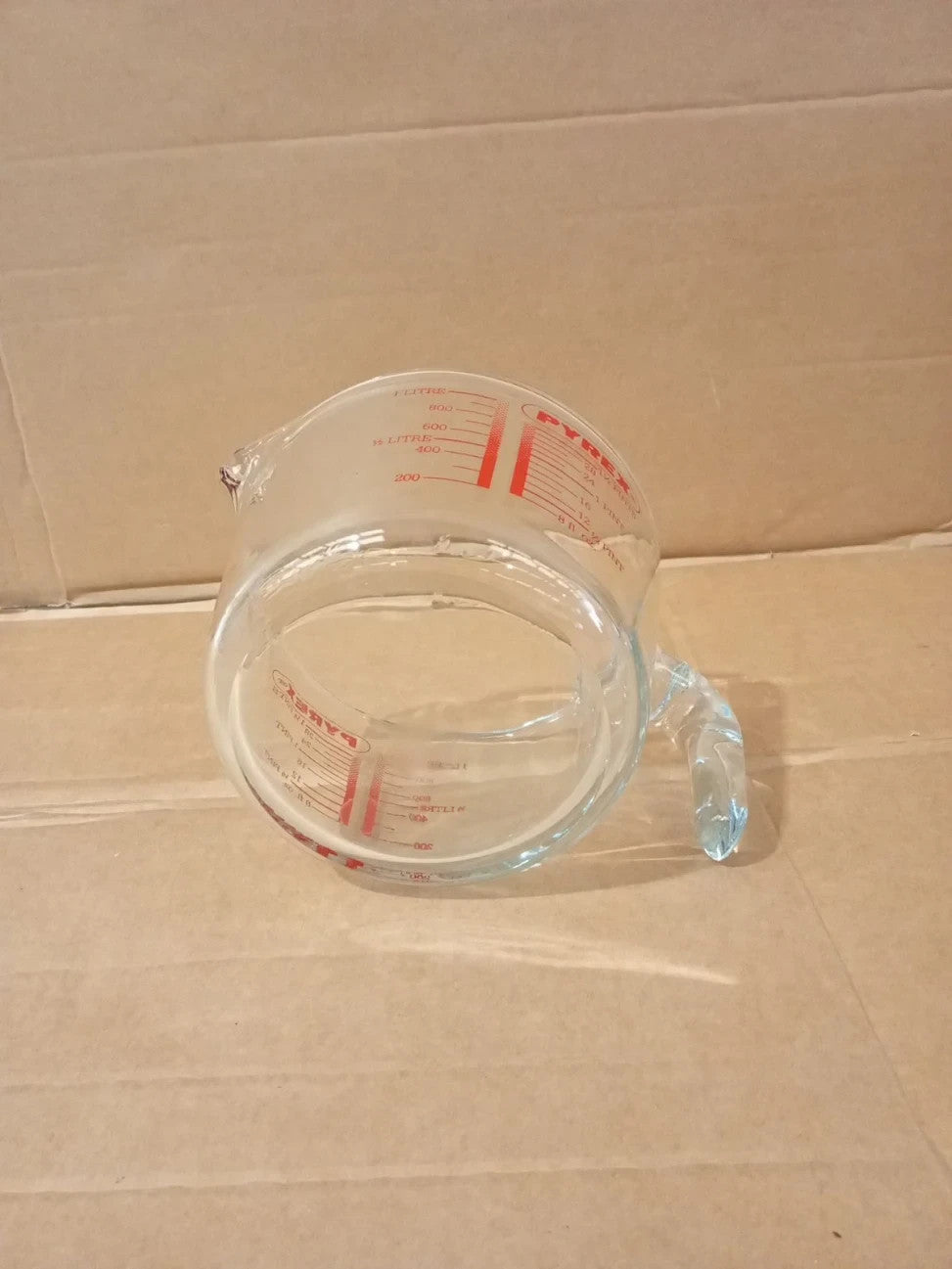 Pyrex Glass Measuring Jug 1L 264B000 Glass Weight 920 Grams New
