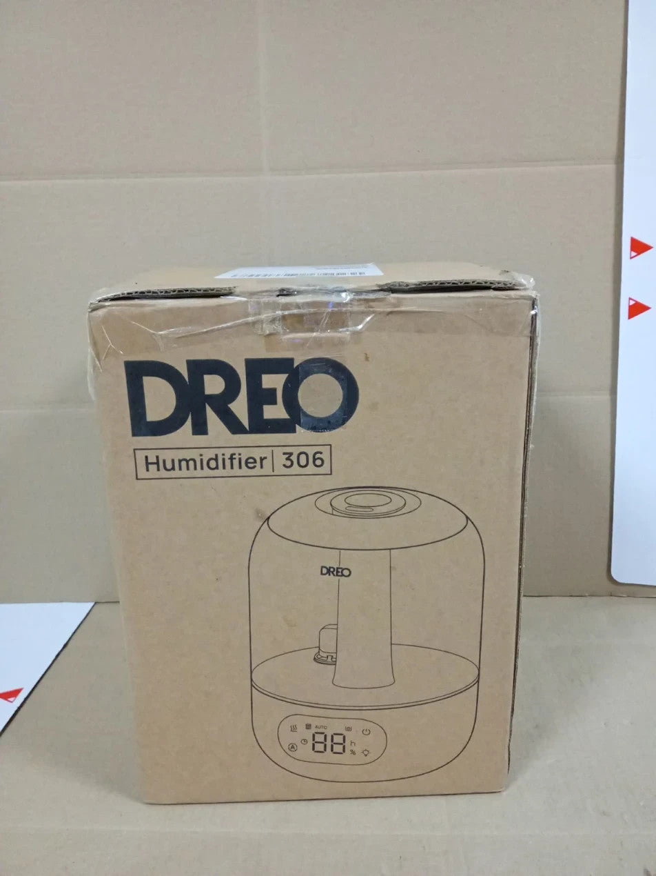 Dreo Humidifier Bedroom Sensor 26dB Quiet Cool Mist Ultrasonic 360° 3L Black