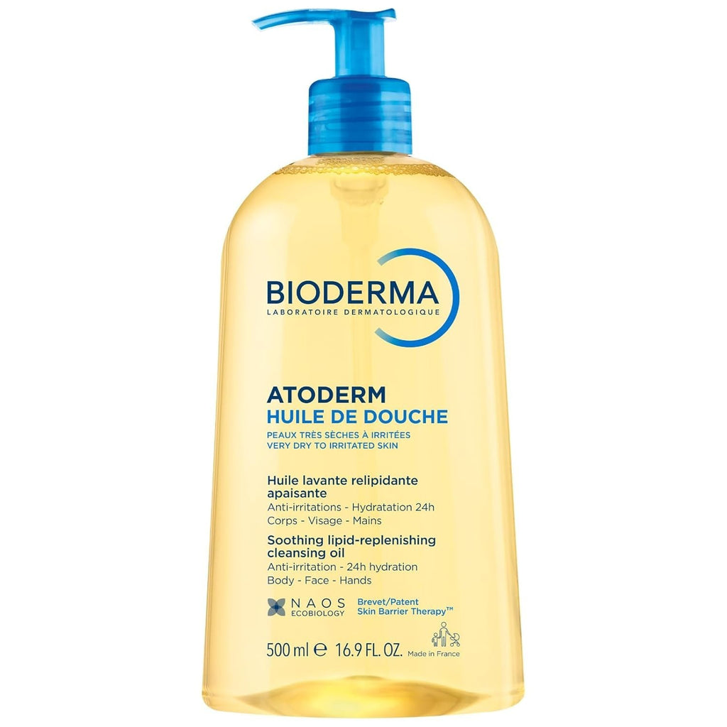 Bioderma Atoderm Shower Oil Soothing Irritating Cleansing 500ml Wellness New