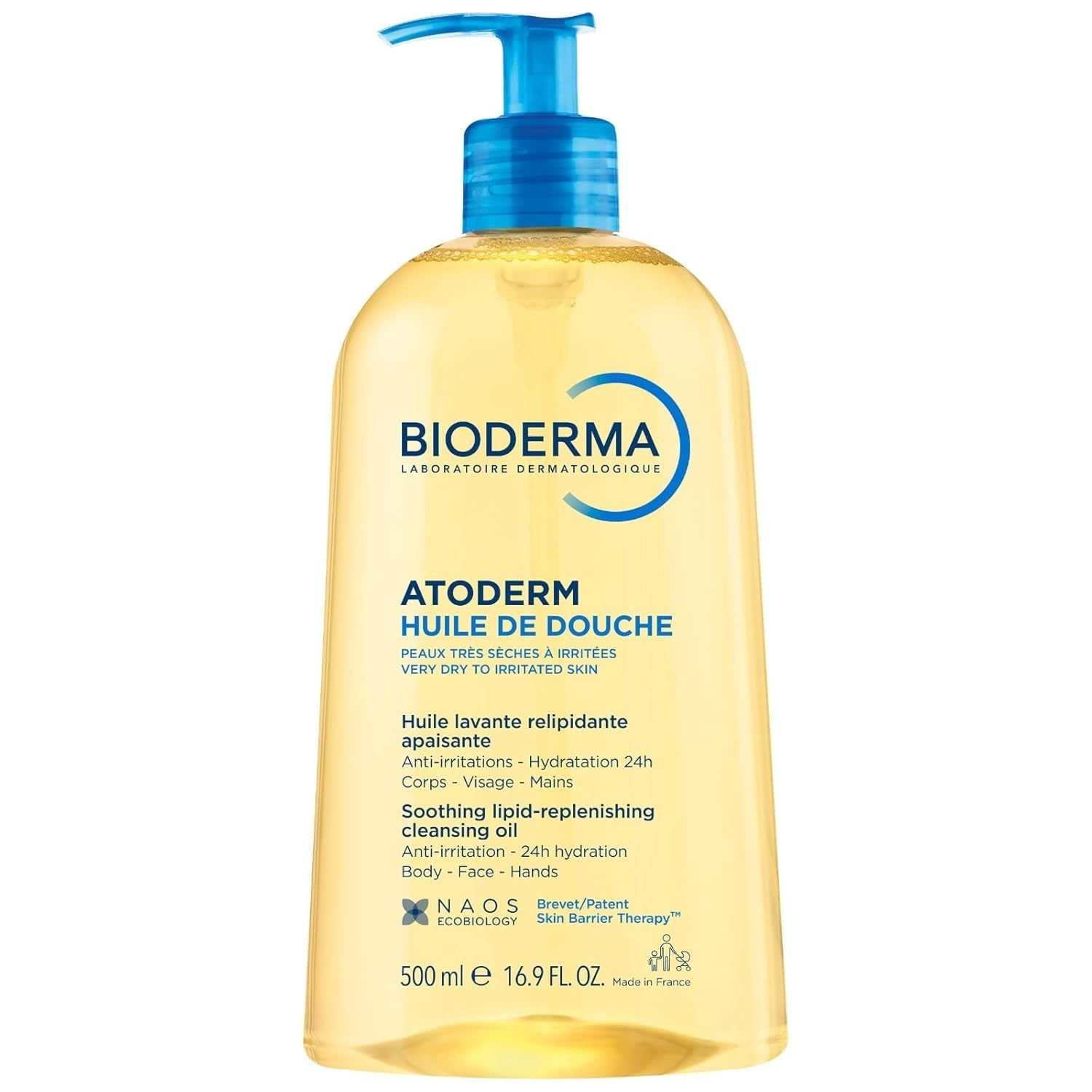 Bioderma Atoderm Shower Oil Soothing Irritating Cleansing 500ml Wellness New