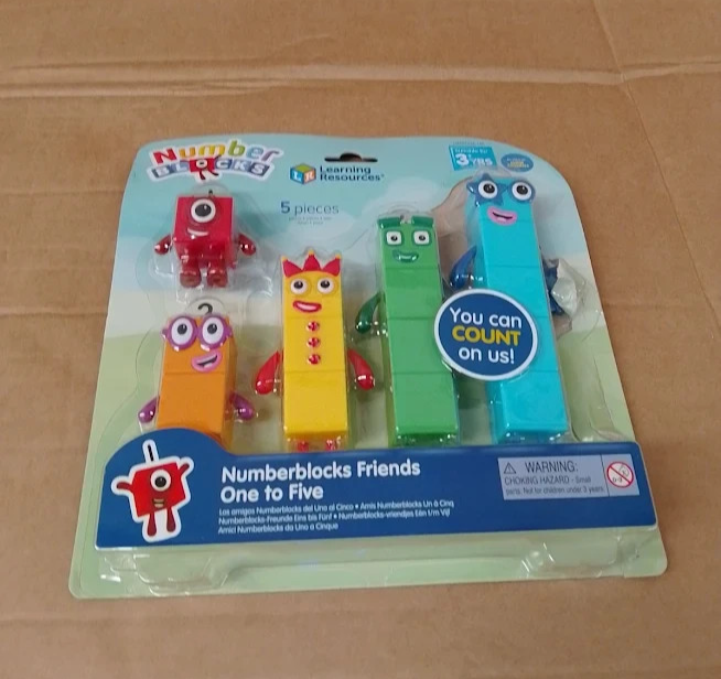 Numberblocks Friends One Two Three Four Five Figures Collectible Learning Toys