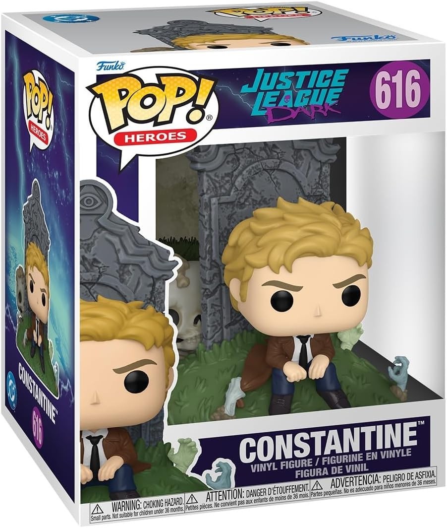 Funko POP Deluxe DC Comics Justice League Dark Constantine Figure Vinyl New