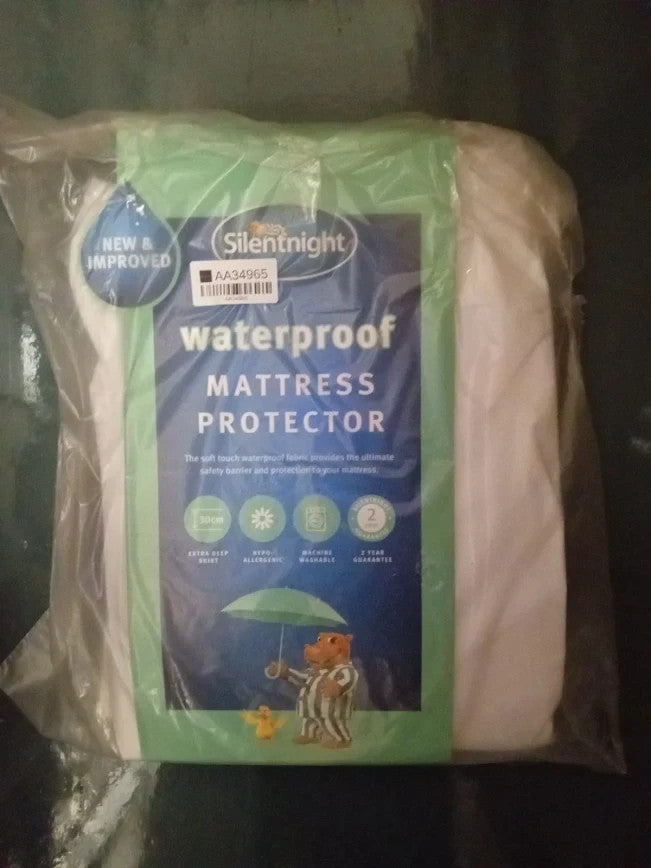 Silentnight Waterproof Mattress Protector Double Quiet Rustle Free Resistant