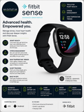 Fitbit Sense Advanced Smartwatch Tools Heart Health Stress Management Skin