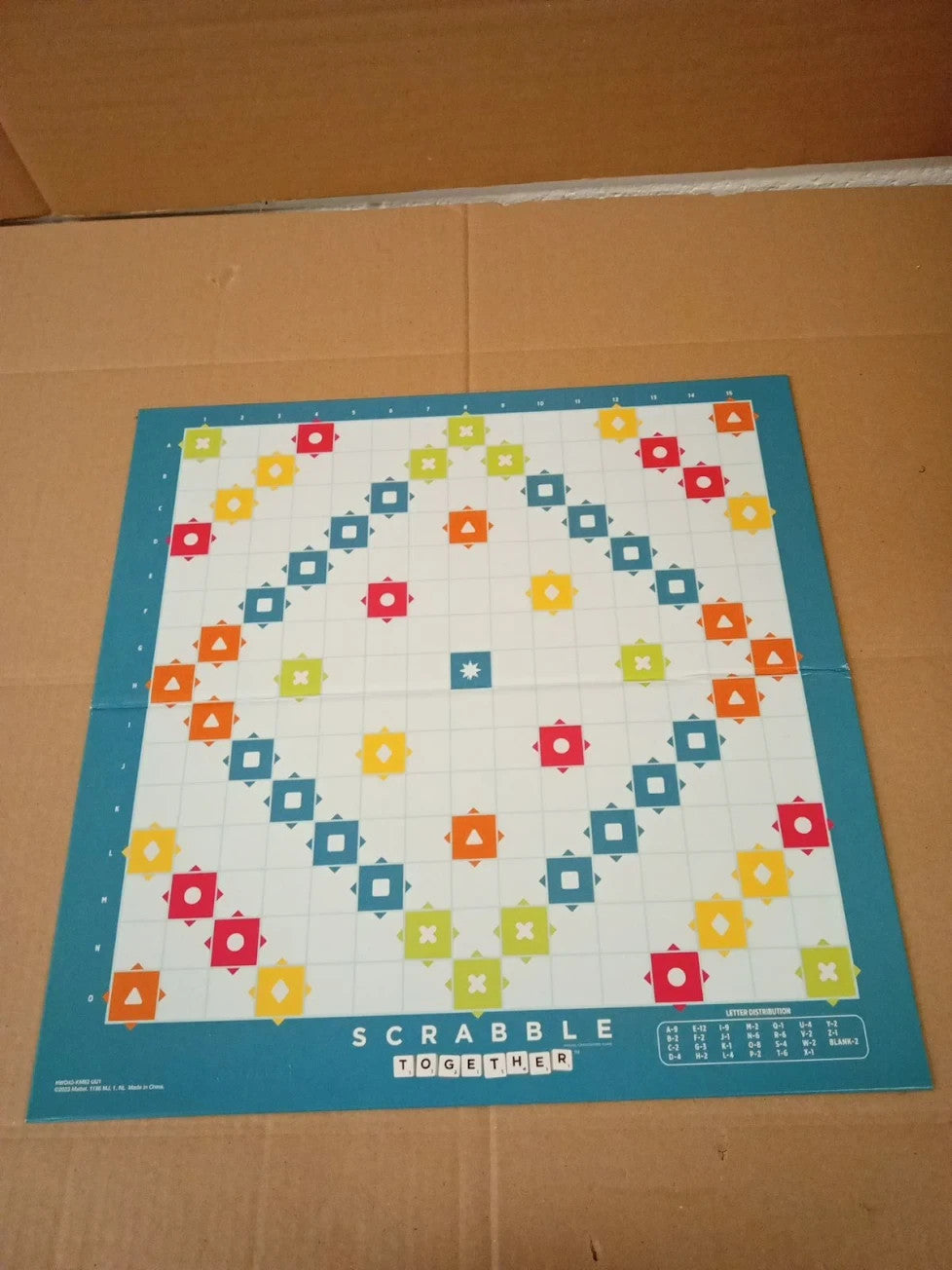 Mattel Scrabble Board Game HWD43 Family Word Two Ways To Play 2-4 Players New