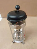 Bodum French Press Caffettiera Black 1L 8 Cup 34oz Glass 6.81x4.17x9.65in