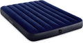 Intex Dura Beam Downy Air Mattress Full Size 10 Inch Height 600lb Capacity Blue
