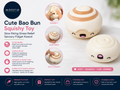 Cute Bao Bun Squishy Toy Slow Rising Stress Relief Sensory Fidget Kawaii