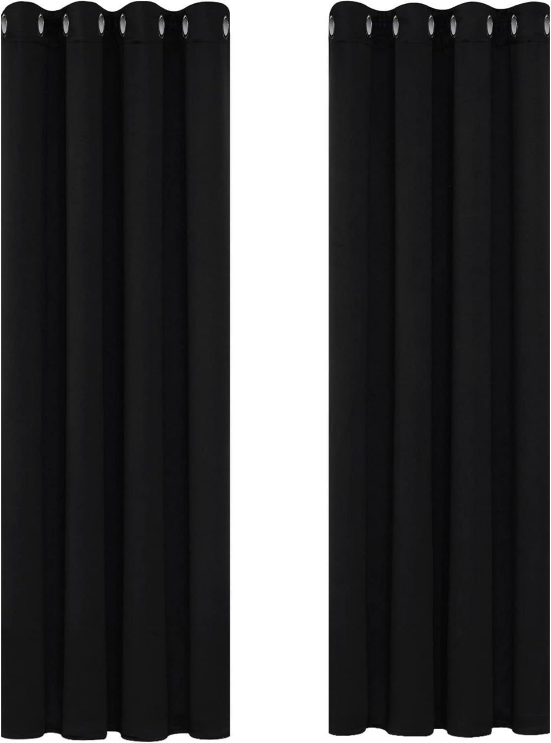 Deconovo Blackout Super Soft Thermal Insulated Curtains 46x63in New
