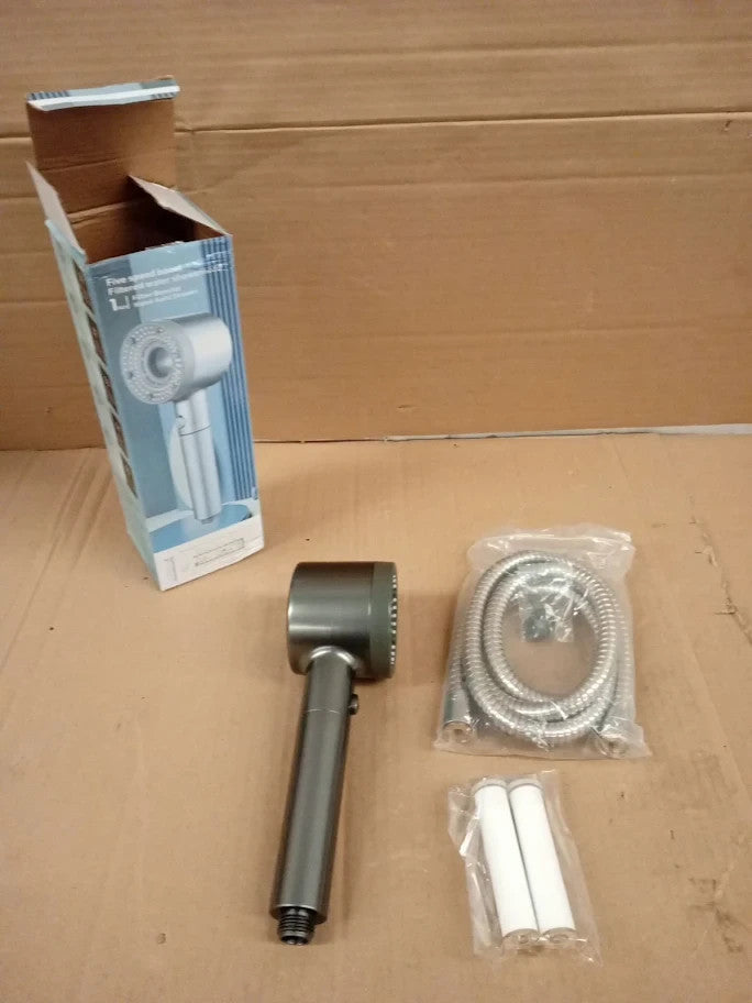 Blendura Hard Water Filter Shower Head With 3 Filters 1.5m Hose High Pressure
