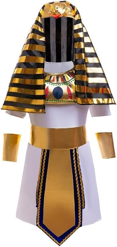 Lito Angels Egyptian Pharaoh Costume Boys Gold Halloween Fancy Dress Design New