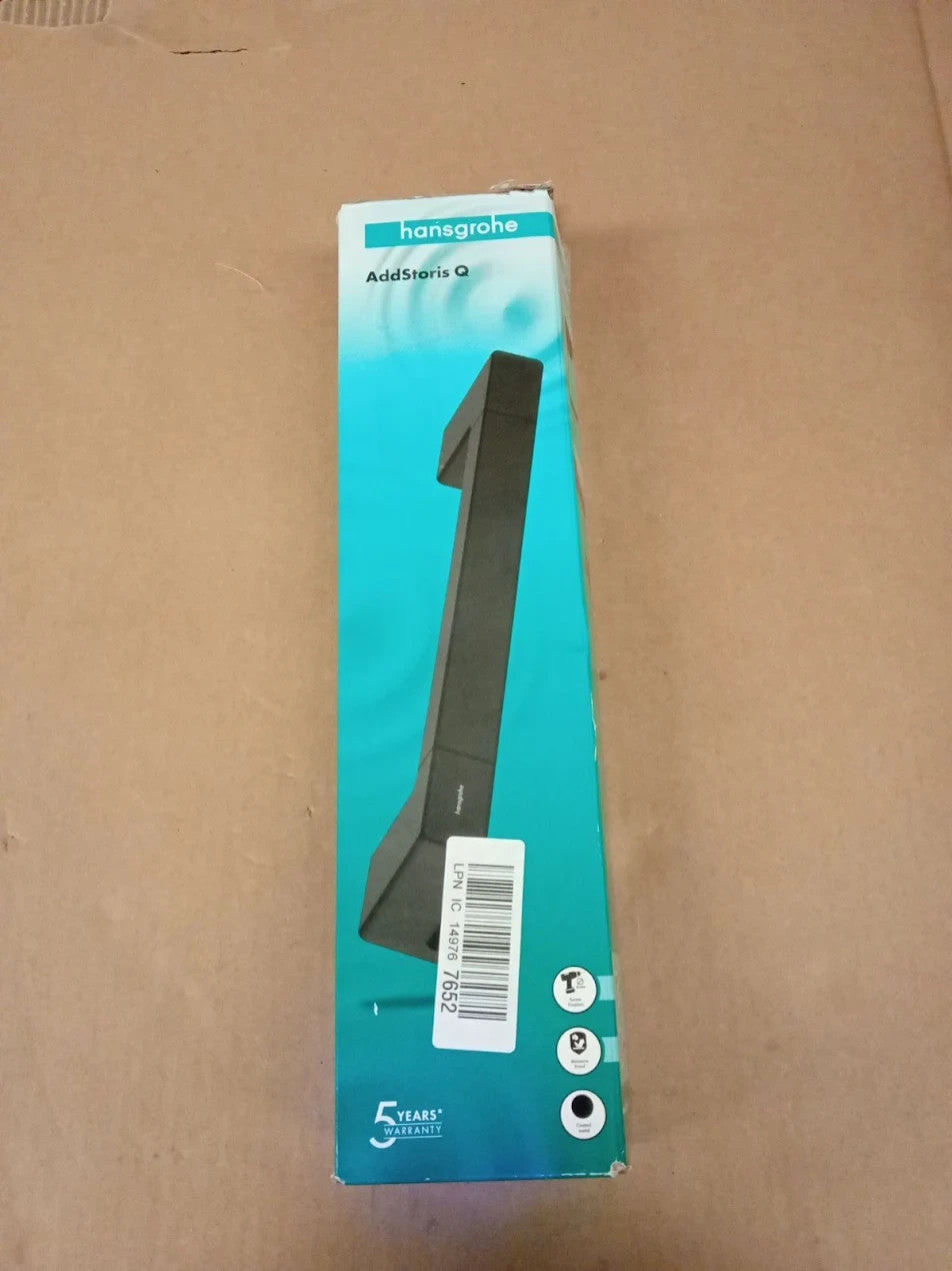Hansgrohe AddStoris Grab Bar Matt Black 41744670 348mm New