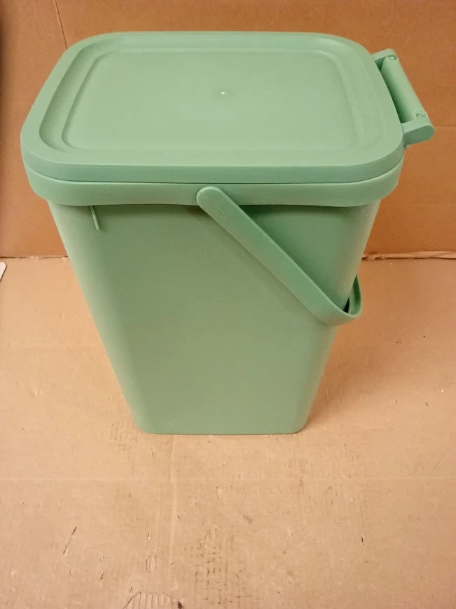 Addis 519353 Kitchen Recycling General Storage Bin 18L Stackable Sage Green