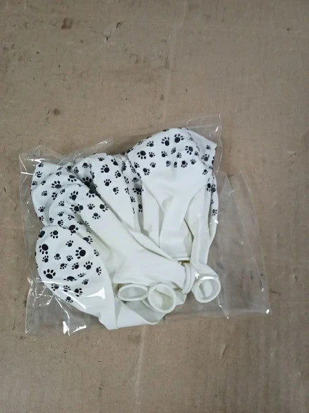 Happium 10pcs 12in Paw Printed Latex Balloons Kids Theme Birthday Party New