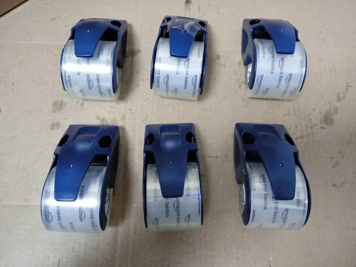 Amazon Basics Heavy Duty Packaging Tape Dispenser Shipping Moving Storing 6pc