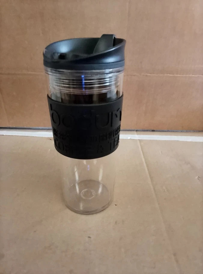 Bodum 11101-01S Travel Mug Insulated Plastic With Flip Lid 0.45Litres