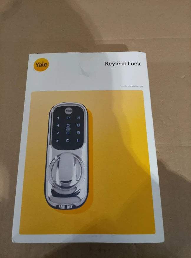 Yale Keyless Connected Smart Lock Chrome No Module No Lockcase Heavy Duty New