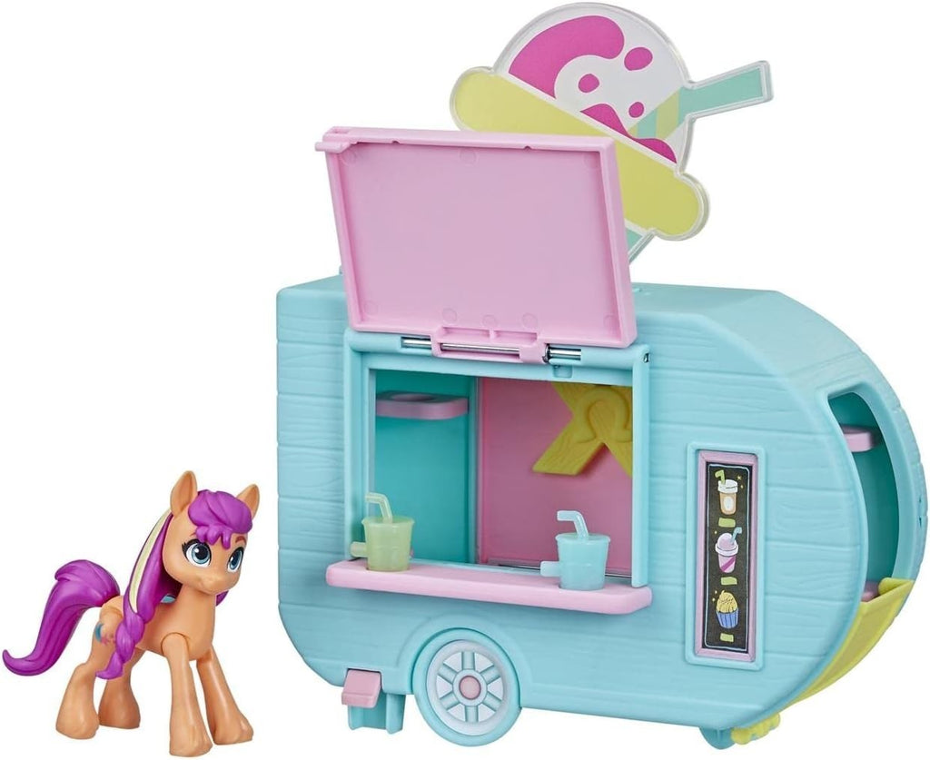 My Little Pony Sunny Starscout Smoothies Truck Pony Hoof Heart 3+ New