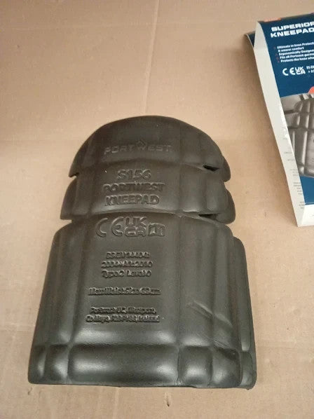 Portwest Knee Pad Size One Size Colour Black S156BKR 8.5x6.5x1in New