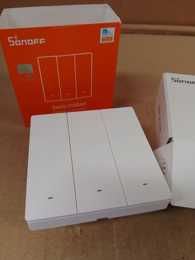 Sonoff Zigbee Smart Light Switch Requires Hub No Neutral With Neutral ZBM5 New