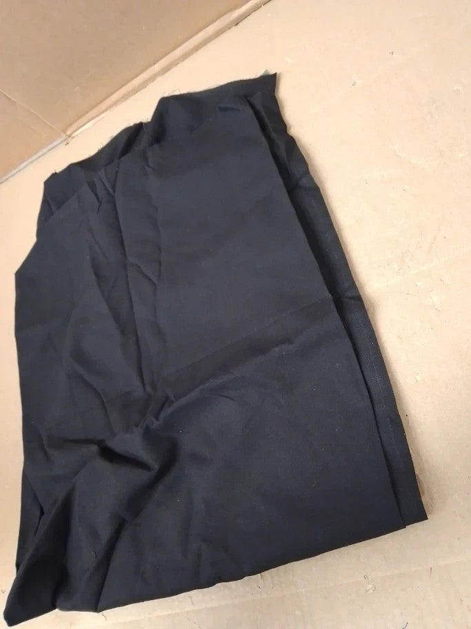 Plain Black Fabric 100% Cotton Extra Wide 150cm Ideal Arts Craft Dressmaking New