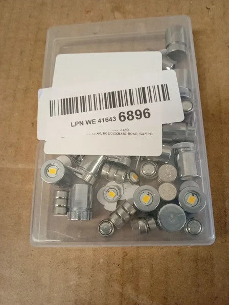 20pcs Miniature LED Lights Mini Warm White Micro Extra Battery 0.59x0.39in