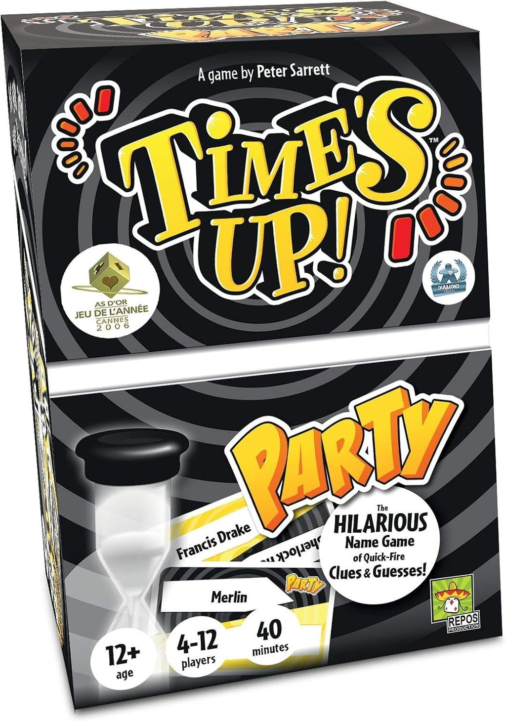 Repos ASMTUP1EN02 Times Up Party UK Edition Mixed Colours 12+ New