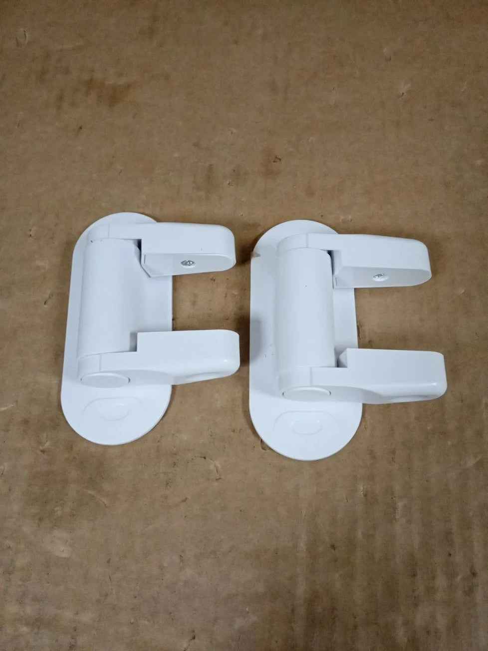 Woobroo Door Lever Safety Lock 2 Pieces Handle Locks Without Drilling White
