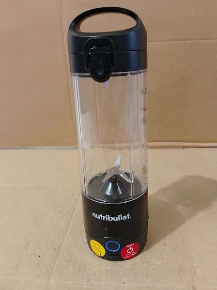 Nutribullet Portable Blender Black Powerful Extractor Blade 475ml Cup 8x9.5x27cm