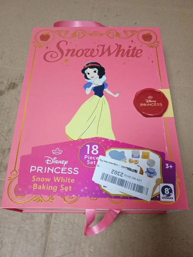 Disney Princess Snow White Wooden Baking Set Pretend Play Kitchen New