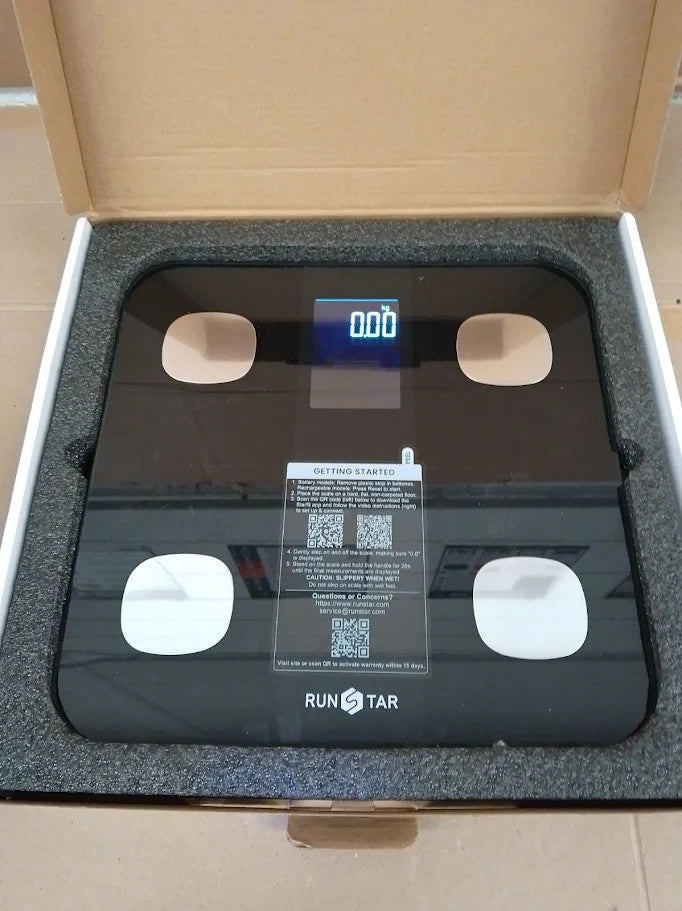Runstar Scales Body Weight Fat Percentage Bathroom High Accuracy Large 400lb New
